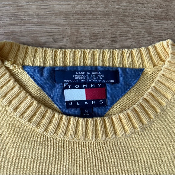 Yellow Tommy Hilfiger Sweater - Picture 2 of 3